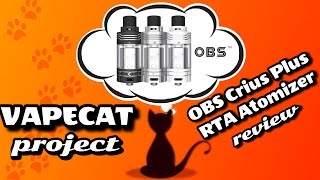 OBS Crius Plus RTA Atomizer   | ave40.com | Словно Голиаф