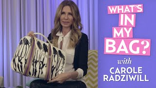 Carole Radziwill Doesn't Pay Her Bills! | What's In My Bag