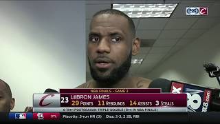 LeBron turns the tables on reporter: 'Are you a smart guy?' | 2017 NBA Finals