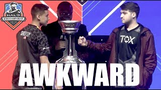 "Gentlemen, Shake Hands" - Awkward Pre-Finals Interview - Halo World Championship 2018