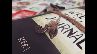 Wreck this journal خرب هالدفتر! الأسبوع السادس عندي ولا ماعندي، مسويه هالدفتر مسويته!