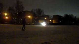 салют "Балет",жесть!! ,оторвало голову!!
