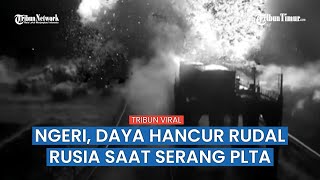 Detik-detik Ledakan Dahsyat Rusak Jembatan Jalan di Pembangkit Listrik Tenaga Air Kakhovskaya