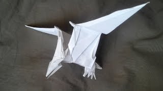 Птеродактиль оригами (Часть 1) - Pteranodon origami (Part 1)