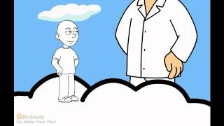 A bald headed kid dies (But is Resurrected)