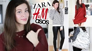 HAUL mit ANPROBE: H&M, Zara, Asos | Trends für Uni, Schule, Alltag | OUTFITS + FASHION TRY ON