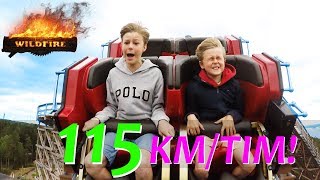 EUROPAS SNABBASTE BERG- & DALBANA! *Wildfire*  |  Kolmården vlogg
