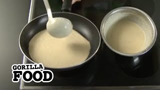 GORILLA Rezept - Käsecrepes mit Rucola und Tomatensalat (4/6)