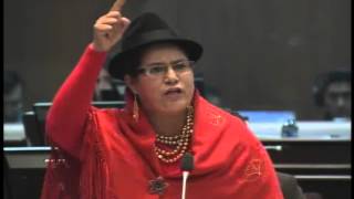 SESIÓN INAUGURAL INTERVENCIÓN ASAMBLEISTA LOURDES TIBAN