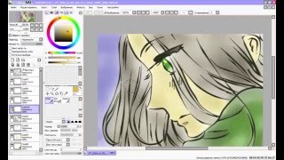 SPEED ART #3 [УСКОРЕННОЕ РИСОВАНИЕ] | PAINT TOOL SAI