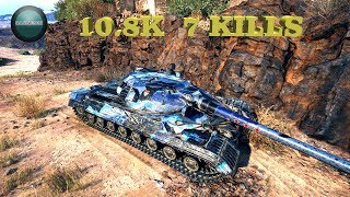 Отличный бой! Об. 277 Эль-Халлуф-Встречный бой. 10.8К. 7Фрагов.  FHD VIDEO|MaximusDM WoT