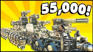 Crossout - 55,000 POWERSCORE! Is This The Highest Powerscore? (Crossout Leviathan Gameplay)