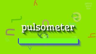 How to say "pulsometer"! (High Quality Voices)