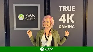 Der erste Blick auf die Xbox One X | Backstage E3 Xbox