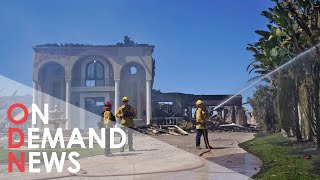 Raging Fire Destroys Luxury Mansions In California