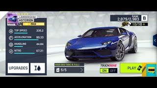 RACE WITH LAMBORGHINI ASTERION TWO BACK TO BACK WIN IN ASPHALT 9 LEGENDS GAME | SCOTLAND URBAN BLAZE