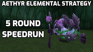 Wizard101 | Aethyr Elemental 5 round speedrun & guide for efficient and easy farming!