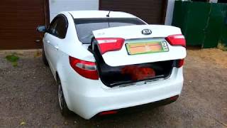 Сколько времени занимает ремонт авто или "день сурка" по Нижегородски  :)  KIA Rio Auto body repair.