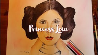 Princess Leia - Drawing by Ava Jane