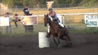 McHenry County Saddle Club Barrel Racing July 17, 2012