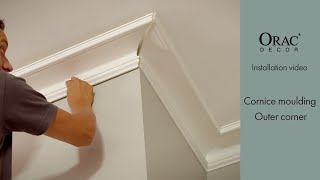 How To Install The Outer Corners Of Cornice Mouldings - Orac Decor® Installation Video