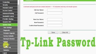 How To Change Tp-Link Wifi Router Wireless network Name And Password //// Easy Method