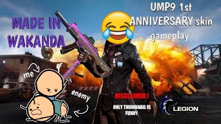 Pubg mobile UMP9 first anniversary skin gameplay !