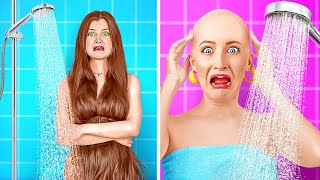 LIKA-LIKU RAMBUT TIPIS VS RAMBUT TEBAL || Masalah dan Kiat Rambut yang Lucu oleh 123 GO Like!