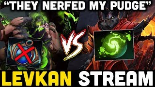 Levkan Pudge vs Refresher Doom - They Nerfed Pudge in 7.24 | Levkan Pudge Stream Moments #4