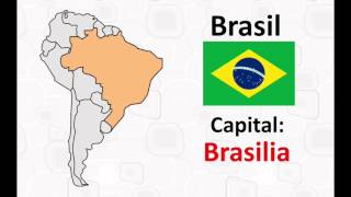 Paises y Capitales de América II