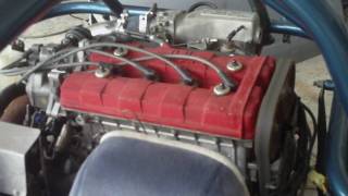 Turbo honda sandrail running d16a1