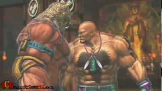 Street Fighter X Tekken - SFXT King and Marduk Rival Battle Cutscene