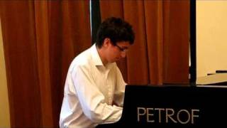 Milan Dvořák - Etude 9 and 6 (piano performance)