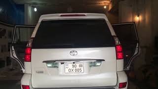 Выдвижные электрические шторки для Toyota Prado 120
