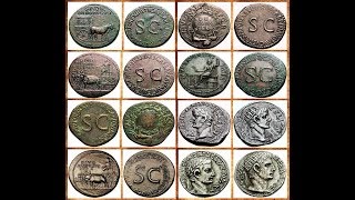 Монеты Римской Империи, Цезарь Тиберий, Часть 1, Coins of the Roman Empire, Caesar Tiberius, Part 1