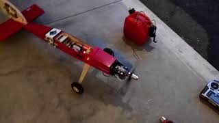 RCGF 10cc with Single Needle Carb Reintalled