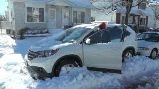 honda crv ex-l first snow test