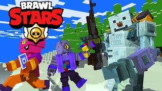 BRAWL STARS ANIMATION :  ATTACK OF THE SNOWMEN - MINECRAFT ANIMATION