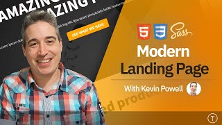 Build a Modern Landing Page Website | HTML & CSS