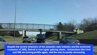 Detroit, Michigan - I-94 EB to Downtown Detroit