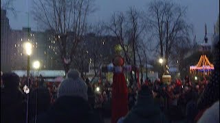 18.02.2018 Сжигание масленицы в Таганском парке