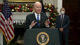 USA: Biden urges Americans to get booster shot to counter new Omicron variant