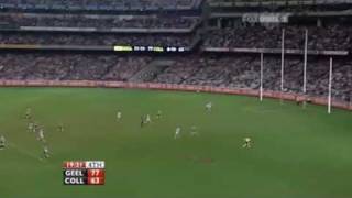Varcoe Takcle. Jimmy, ling handball. Wojo kick. Johnson goal