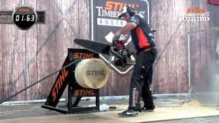 2015 STIHL Timbersports Hot Saw Australian Record