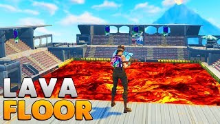 INSANE FLOOR IS LAVA TOURNAMENT | Fortnite Custom Game