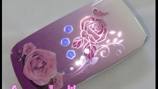 красивый телефон раскладушка Samsung yxtel w666 LED 2-SIM за 35$ unboxing women's phone