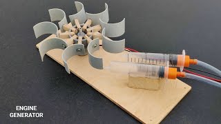 Making Powerful Turbine Engine Generator Using PVC Pipe