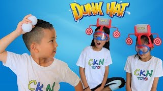 FUNNY Water Game DUNK HAT Kids Fun Challenge With Ckn Toys