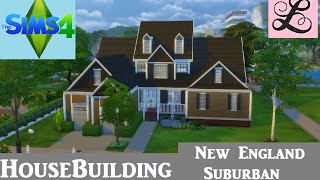 The Sims 4: House Building - New England Suburban