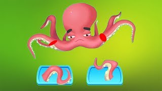 Điều Trị Vết Thương Cho Bạch Tuộc - Game Vui Bác Sĩ Cho Bé